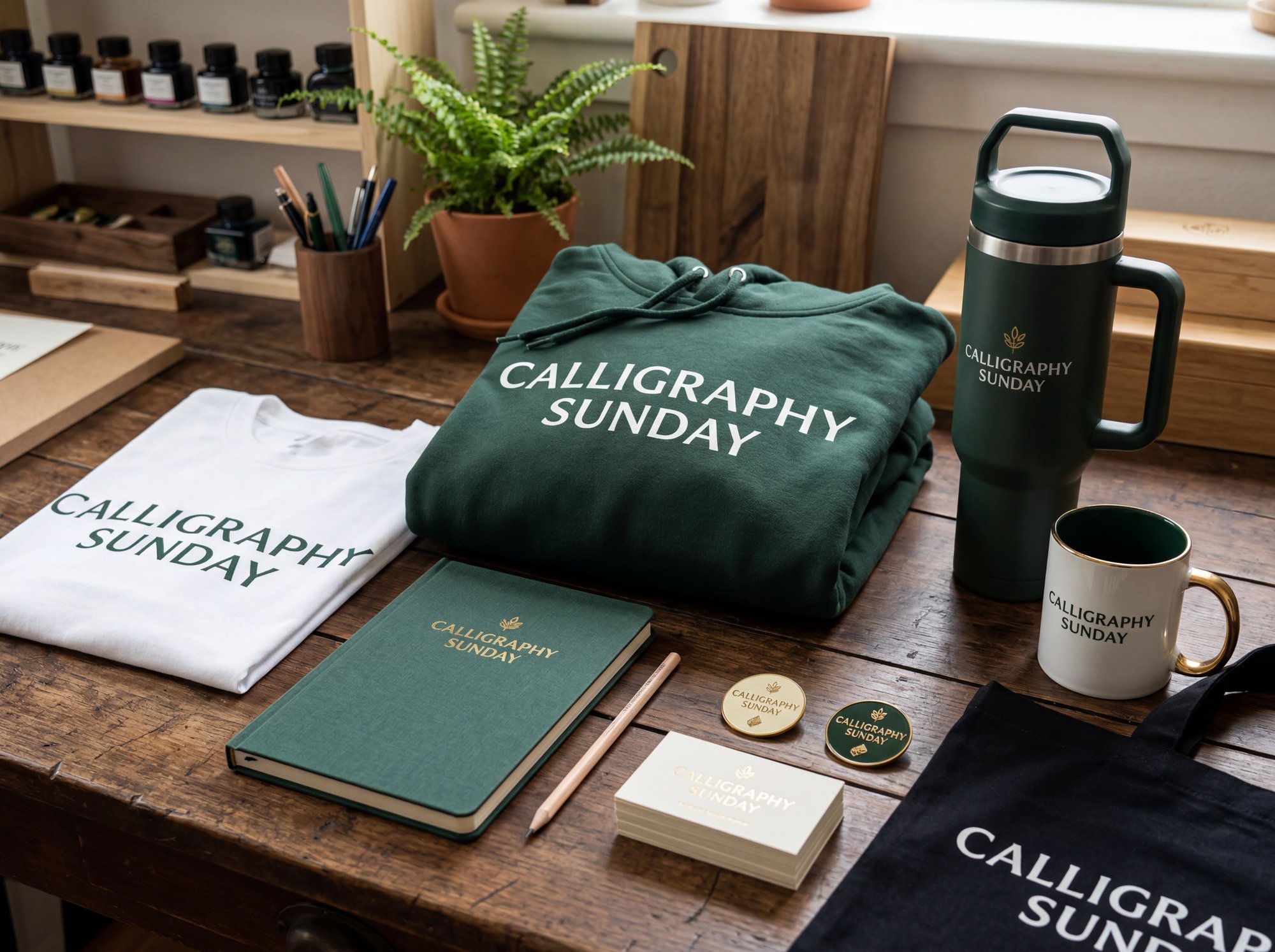 Firefly_Gemini Flash_you dont get nothing ... I NEED A A MERCH PHOTO with Calligraphy Sunday written on i 192016